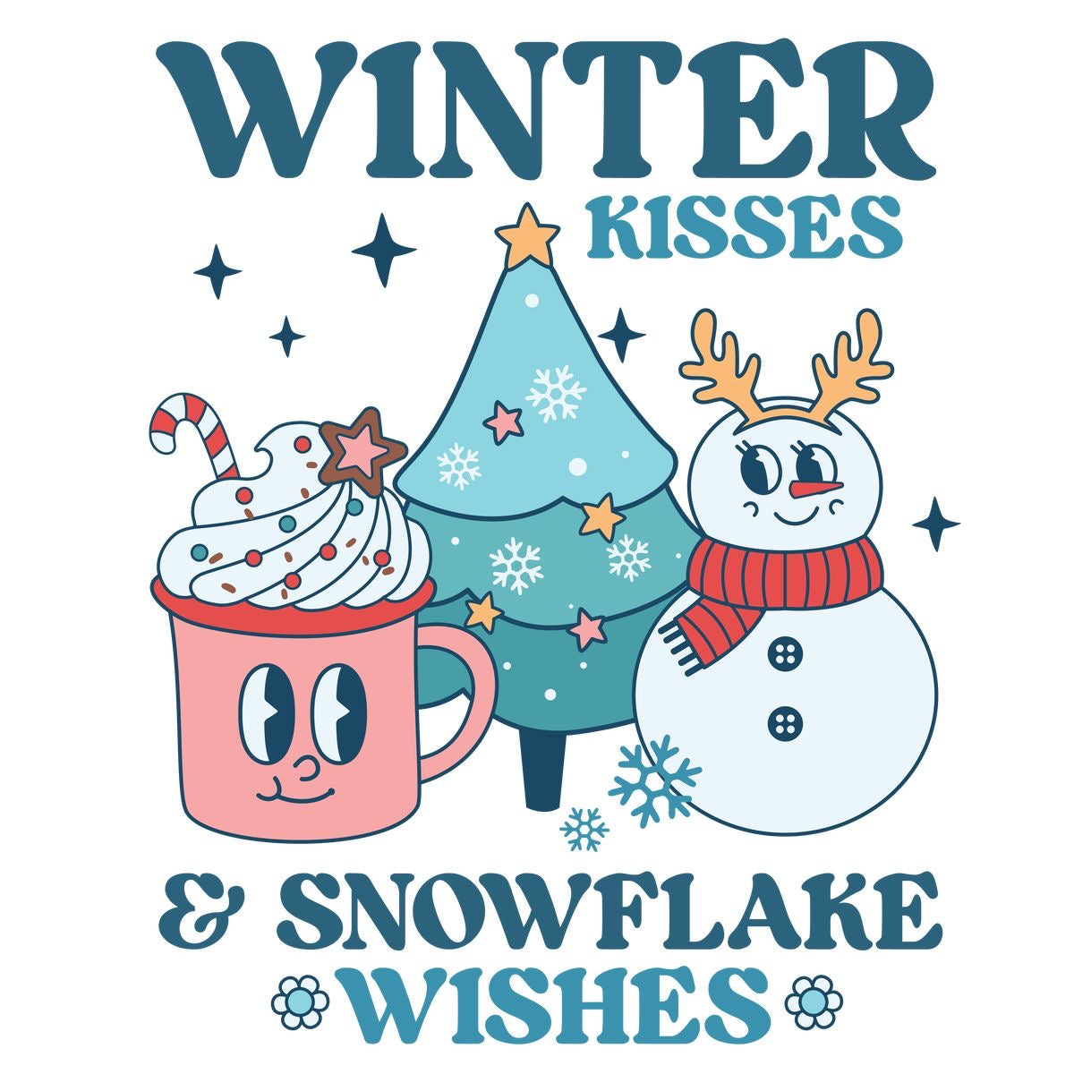 Winter Kisses & Snowflake Wishes