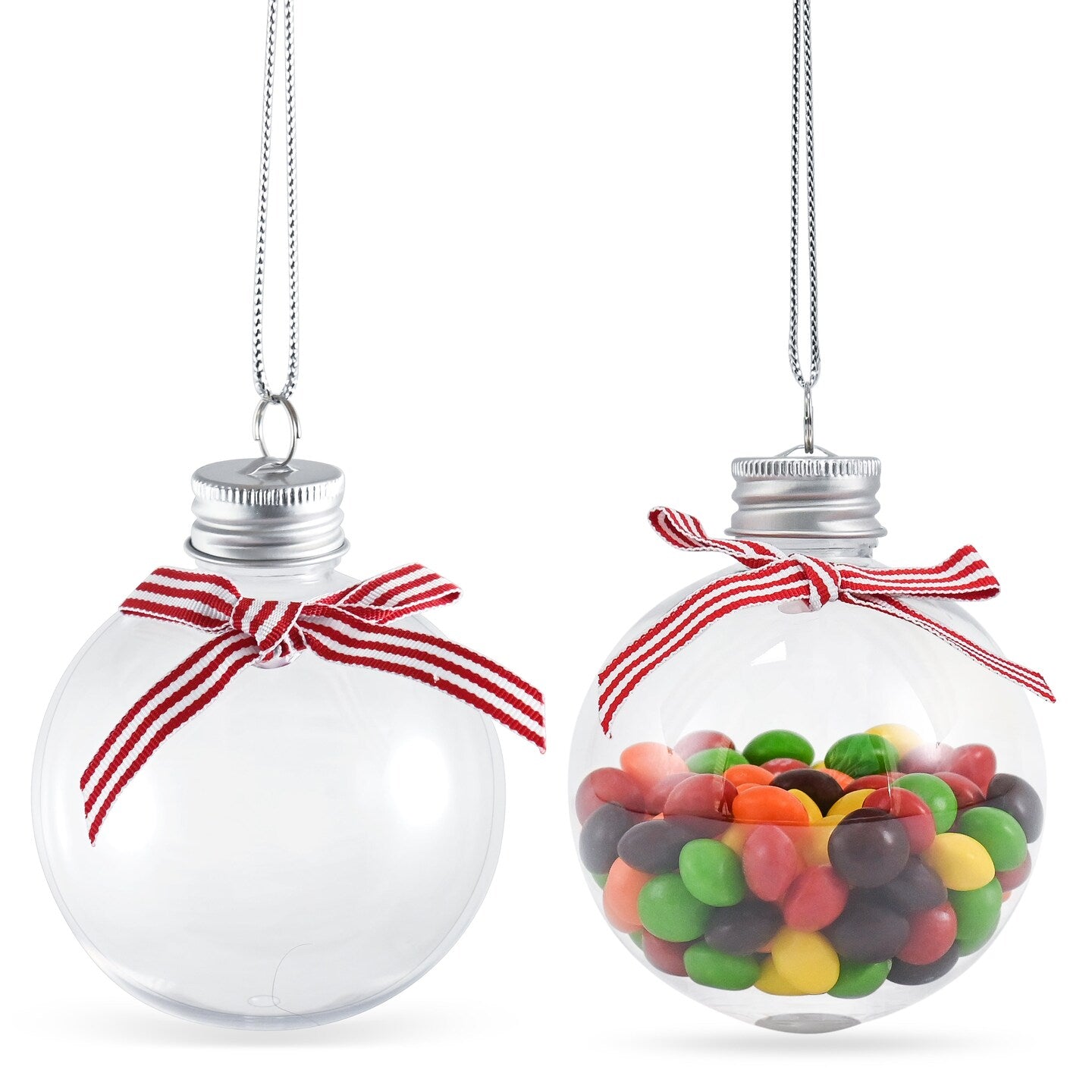 3.5’ Clear Customizable Ornaments
