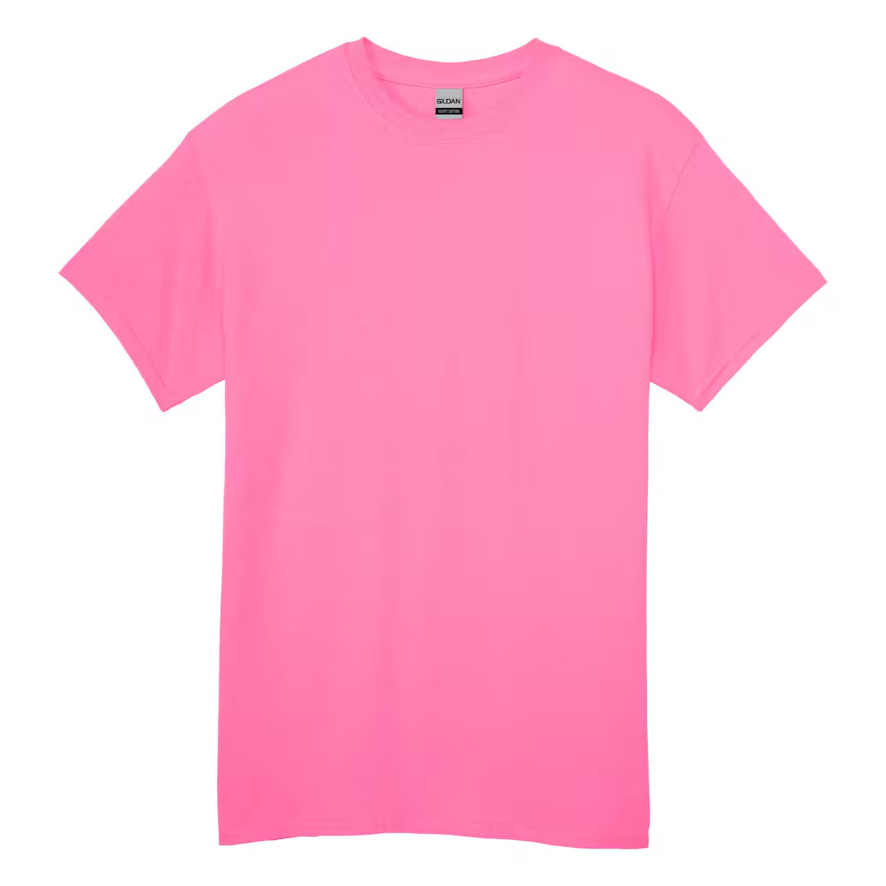 Pink t-shirt on a white background