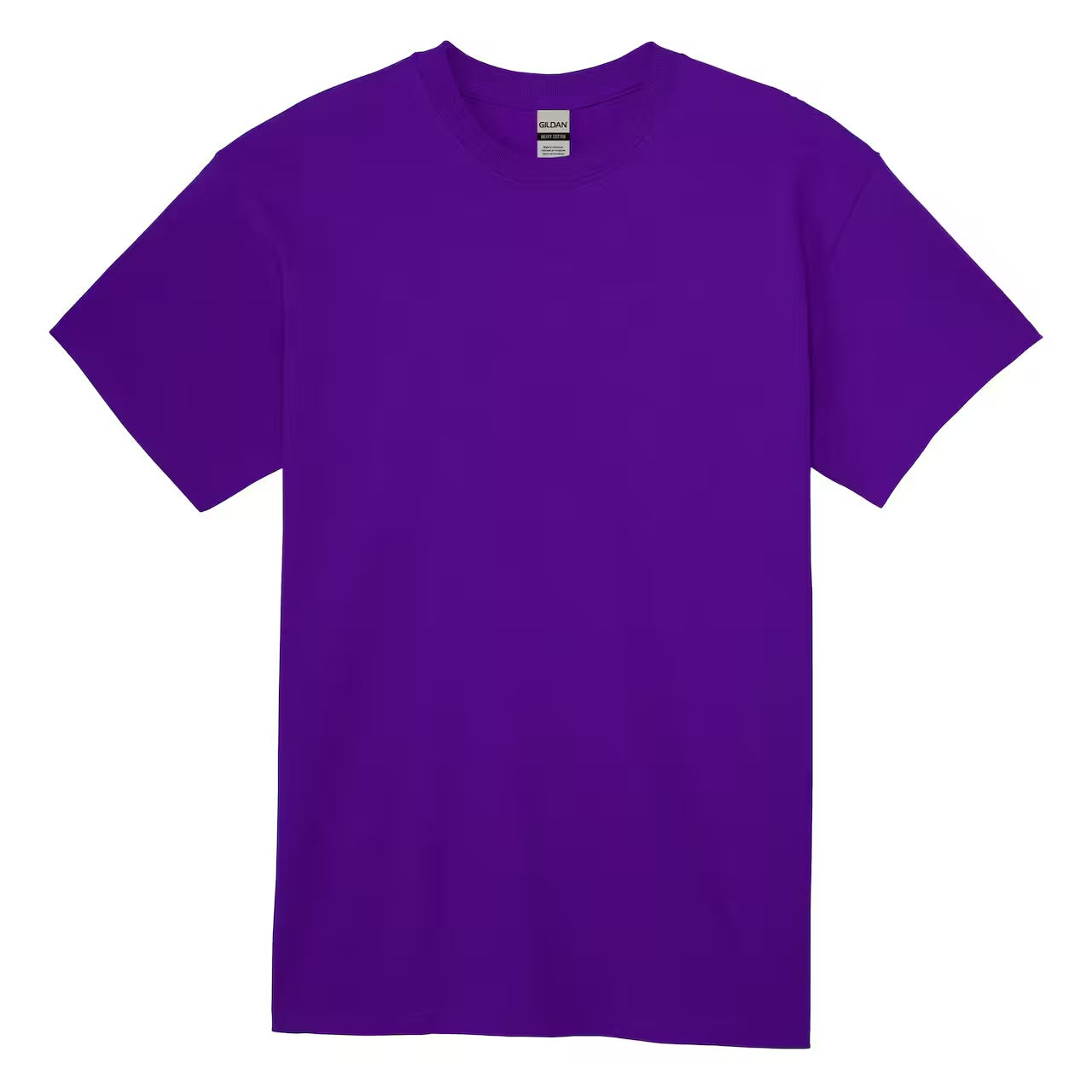 Purple t-shirt with a white background