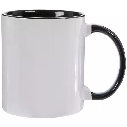 16oz White & Black Mugs