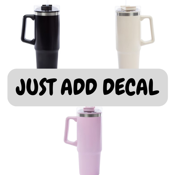 30 oz Stainless Steel Hydraquench Tumbler with Handle