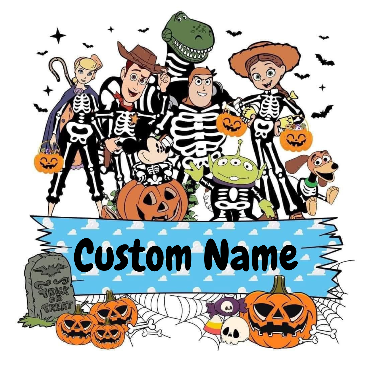 Personalized Skeleton Friends
