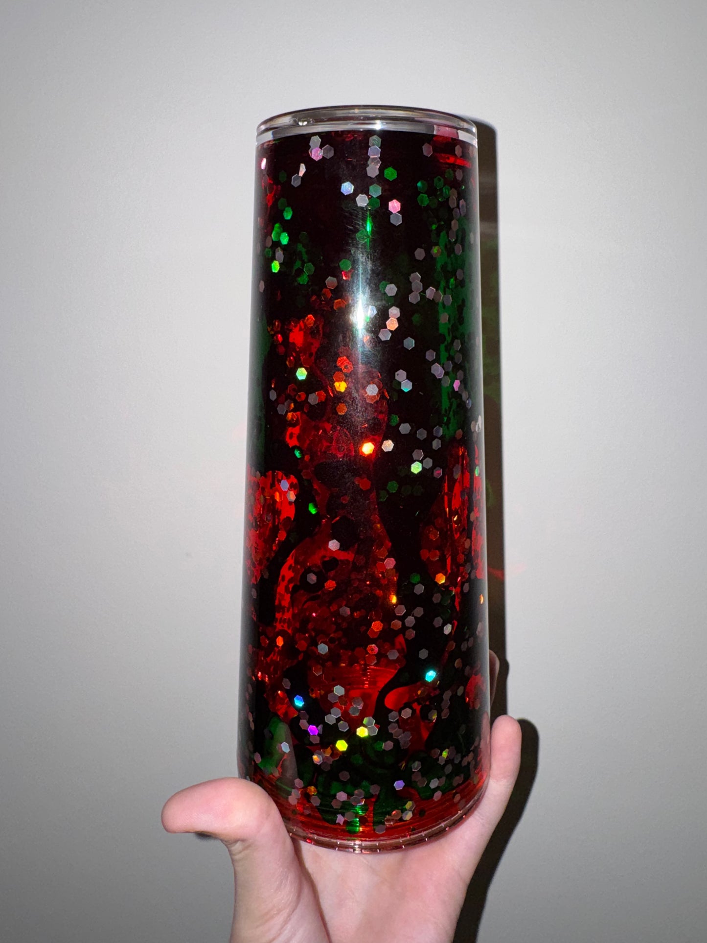 Christmas Dual Lava Snowglobe Tumbler