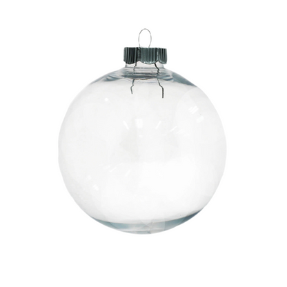 3.5’ Clear Customizable Ornaments