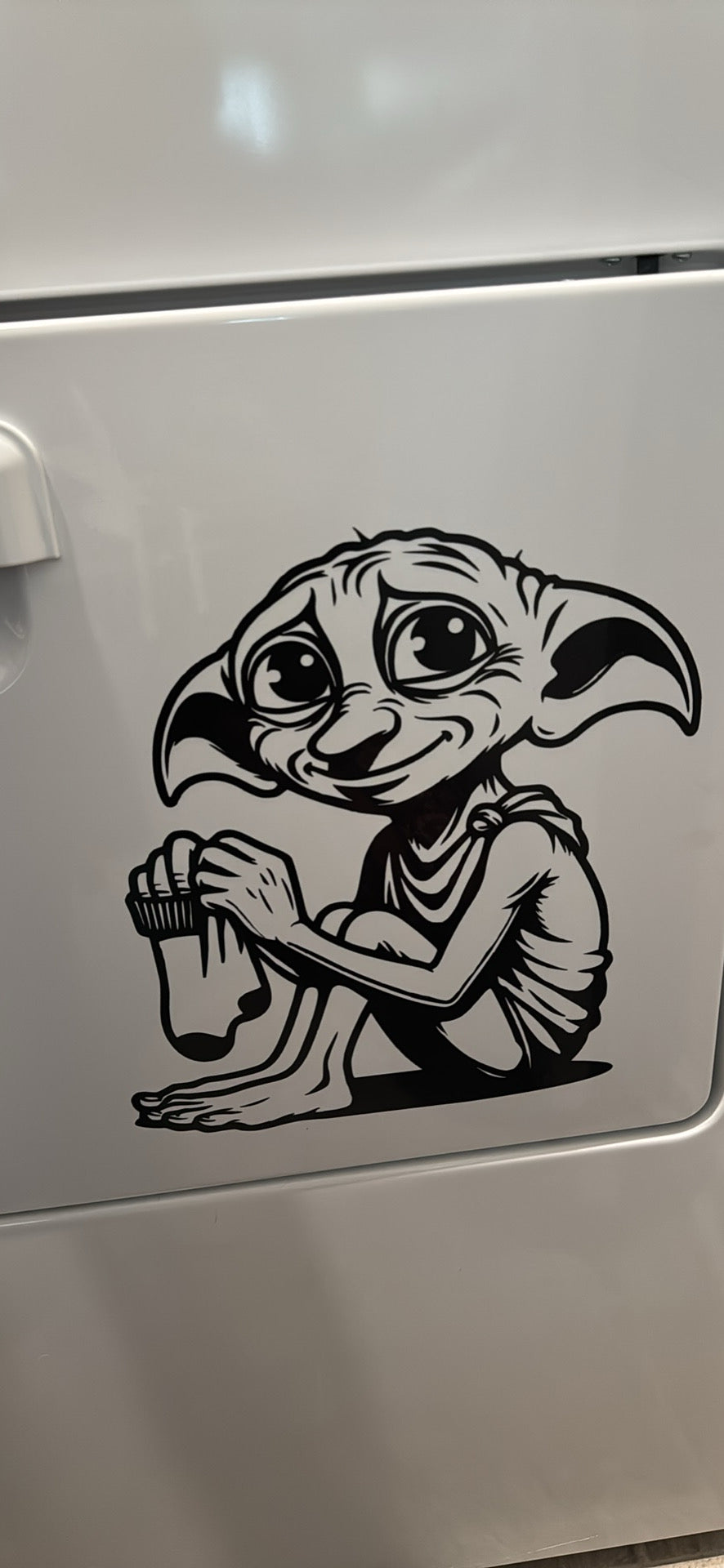 House Elf Dryer Vinyl Decal