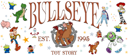 Everyone’s favorite cartoon horse surrounded by his friends and stars