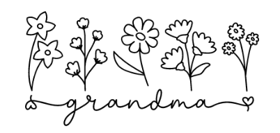 Grandma with Flowers
