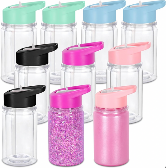 10oz Kids Snowglobe Water Bottle