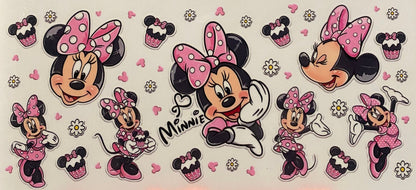 Sticker sheet with multiple images of Love Mouse in various poses on a light background.