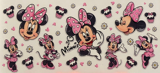 Sticker sheet with multiple images of Love Mouse in various poses on a light background.
