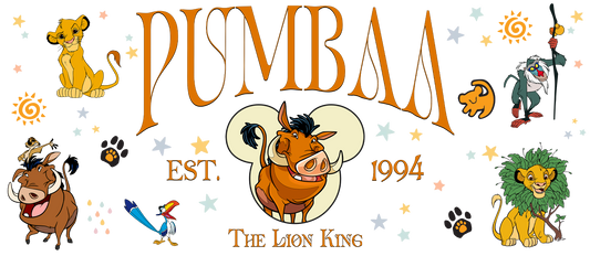 Silly hog with other jungle characters cup wrap