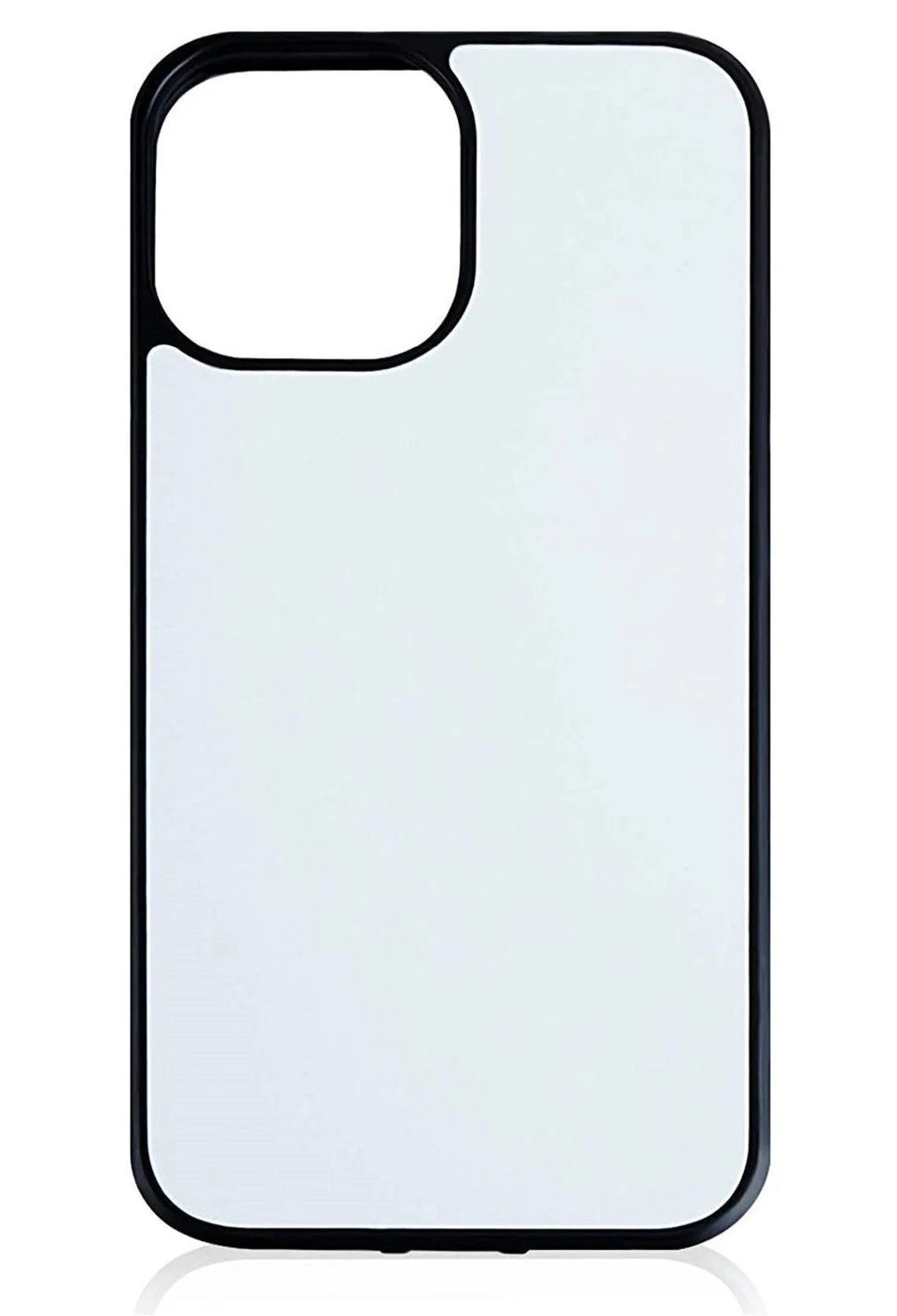 Phone case with black border on a white background