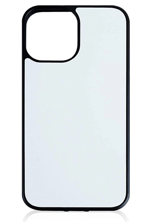 Phone case with black border on a white background
